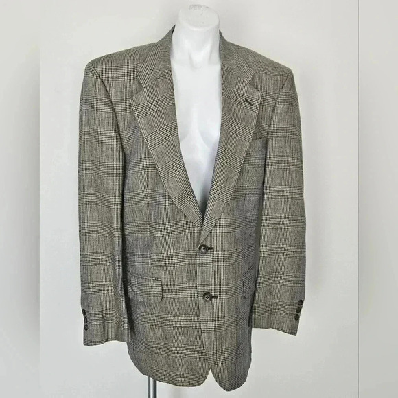 Burberrys Vintage Blazer 100% Silk Parisian EUC - Picture 1 of 11